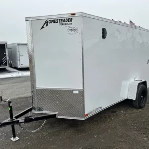 Homesteader 6 x 12 V Nose Cargo Trailer Rear Barn Doors