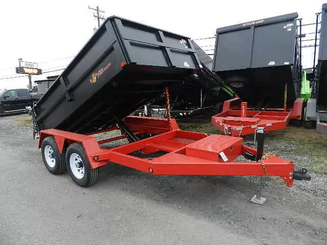 BWise 6 x 10 Low Profile Dump Trailer Combo Gate and Ramps 1 BWise 6 x 10 Low Profile Dump Trailer Combo Gate and Ramps
