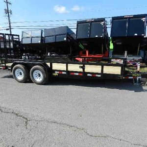 Big Tex 7 x 20 Heavy Duty Landscape Trailer Split Gate