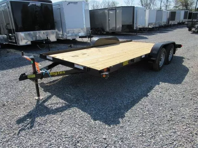 Big Tex 7 x 16 Economy Tandem Axle Car Hauler – Slide Out Ramps 2 Big Tex 7 x 16 Economy Tandem Axle Car Hauler – Slide Out Ramps - Image 2