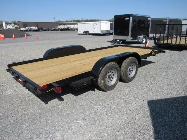 Big Tex 7 x 16 Economy Tandem Axle Car Hauler – Slide Out Ramps 5 Big Tex 7 x 16 Economy Tandem Axle Car Hauler – Slide Out Ramps - Image 5