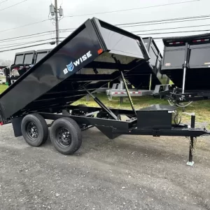 BWise 6 x 10 Deckover Dump Trailer 7K Spreader Gate