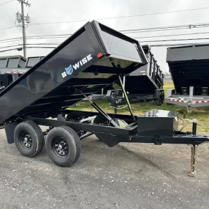 BWise 6 x 10 Deckover Dump Trailer 10K Spreader Gate