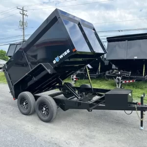 BWise 6 x 10 High Side Dump Trailer Slide Out Ramps