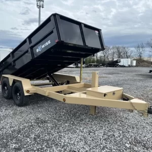 BWise 6 x 12 Low Profile Dump Trailer Hydraulic Jack