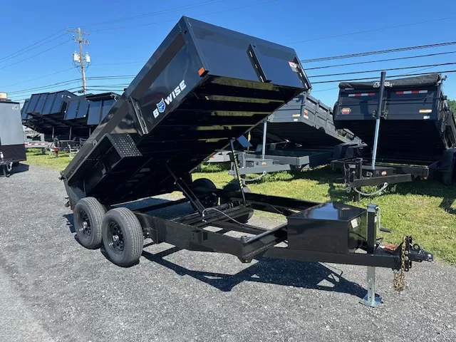 BWise 6 x 12 Dump Trailer Combo Gate and Slide Out Ramps 1 BWise 6 x 12 Dump Trailer Combo Gate and Slide Out Ramps