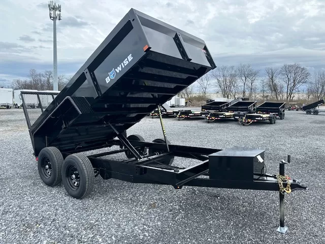 BWise 6 x 12 Dump Trailer Landscape Ramp 1 BWise 6 x 12 Dump Trailer Landscape Ramp