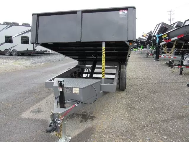 BWise 7 x 12 Deckover Dump Trailer Fold Down Sides 4 BWise 7 x 12 Deckover Dump Trailer Fold Down Sides - Image 4