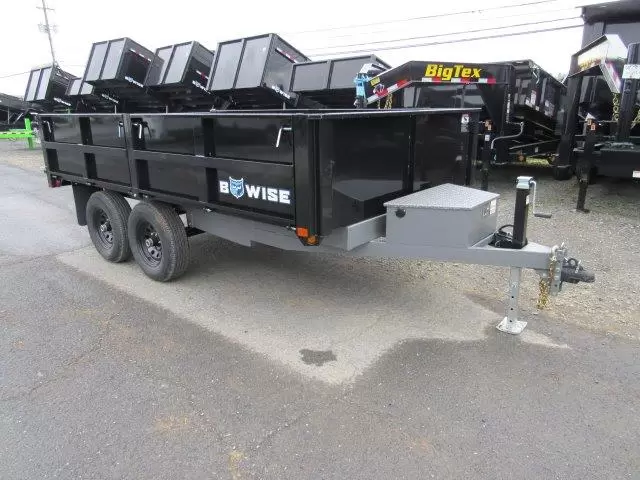 BWise 7 x 12 Deckover Dump Trailer Fold Down Sides 5 BWise 7 x 12 Deckover Dump Trailer Fold Down Sides - Image 5