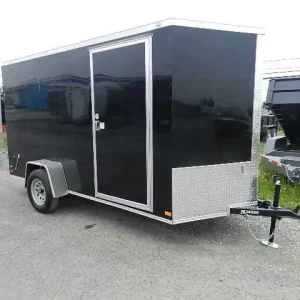 Covered Wagon 6 x 12 Enclosed Trailer – Barn Doors & 6″ Up