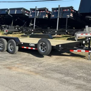 CAM Superline 7 x 18 Open Car Hauler Slide Out Ramps
