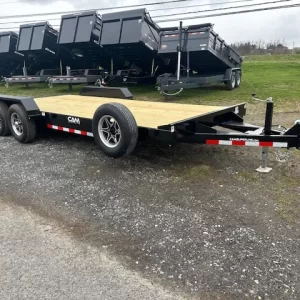 CAM Superline 7 x 20 Open Car Hauler Slide Out Ramps
