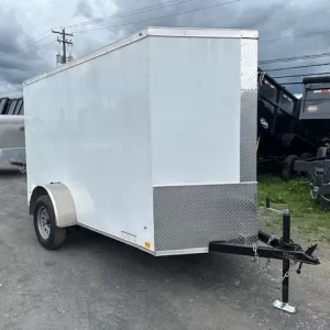 Diamond Cargo 5 x 10 Enclosed Cargo Trailer – Ramp Door