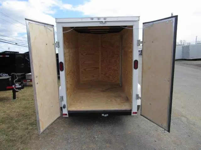 Diamond Cargo 5 x 8 V-Nose Cargo Trailer – Barn Doors & Side Door 2 Diamond Cargo 5 x 8 V-Nose Cargo Trailer – Barn Doors & Side Door - Image 2