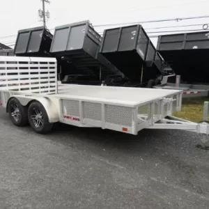 Sport Haven 7×14 Aluminum Landscape Trailer – Heavy Duty Ramp