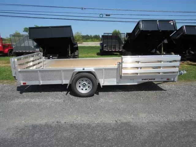 Sport Haven 7×14 Aluminum Utility Trailer – ATP Sides & ATV Gate 3 Sport Haven 7×14 Aluminum Utility Trailer – ATP Sides & ATV Gate - Image 3