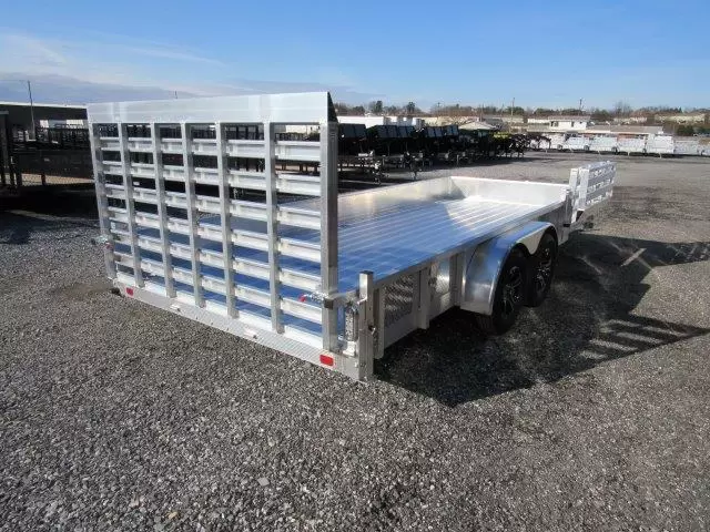 Sport Haven 7×18 Aluminum Landscape Trailer – Side ATV Ramp 2 Sport Haven 7×18 Aluminum Landscape Trailer – Side ATV Ramp - Image 2