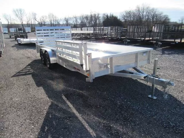 Sport Haven 7×18 Aluminum Landscape Trailer – Side ATV Ramp 1 Sport Haven 7×18 Aluminum Landscape Trailer – Side ATV Ramp