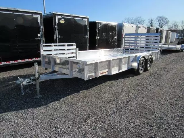 Sport Haven 7×18 Aluminum Landscape Trailer – Side ATV Ramp 4 Sport Haven 7×18 Aluminum Landscape Trailer – Side ATV Ramp - Image 4