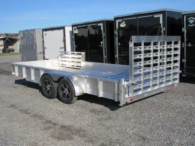 Sport Haven 7×18 Aluminum Landscape Trailer – Side ATV Ramp 5 Sport Haven 7×18 Aluminum Landscape Trailer – Side ATV Ramp - Image 5