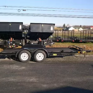 Big Tex 7 x 16 Open Car Trailer – Removable Fenders