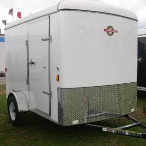 Carry-On 6 x 10 Enclosed Cargo Trailer – Rear Ramp Door