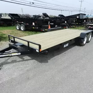 Car Mate 7 x 20 Car Trailer 7K with Slide In Ramps